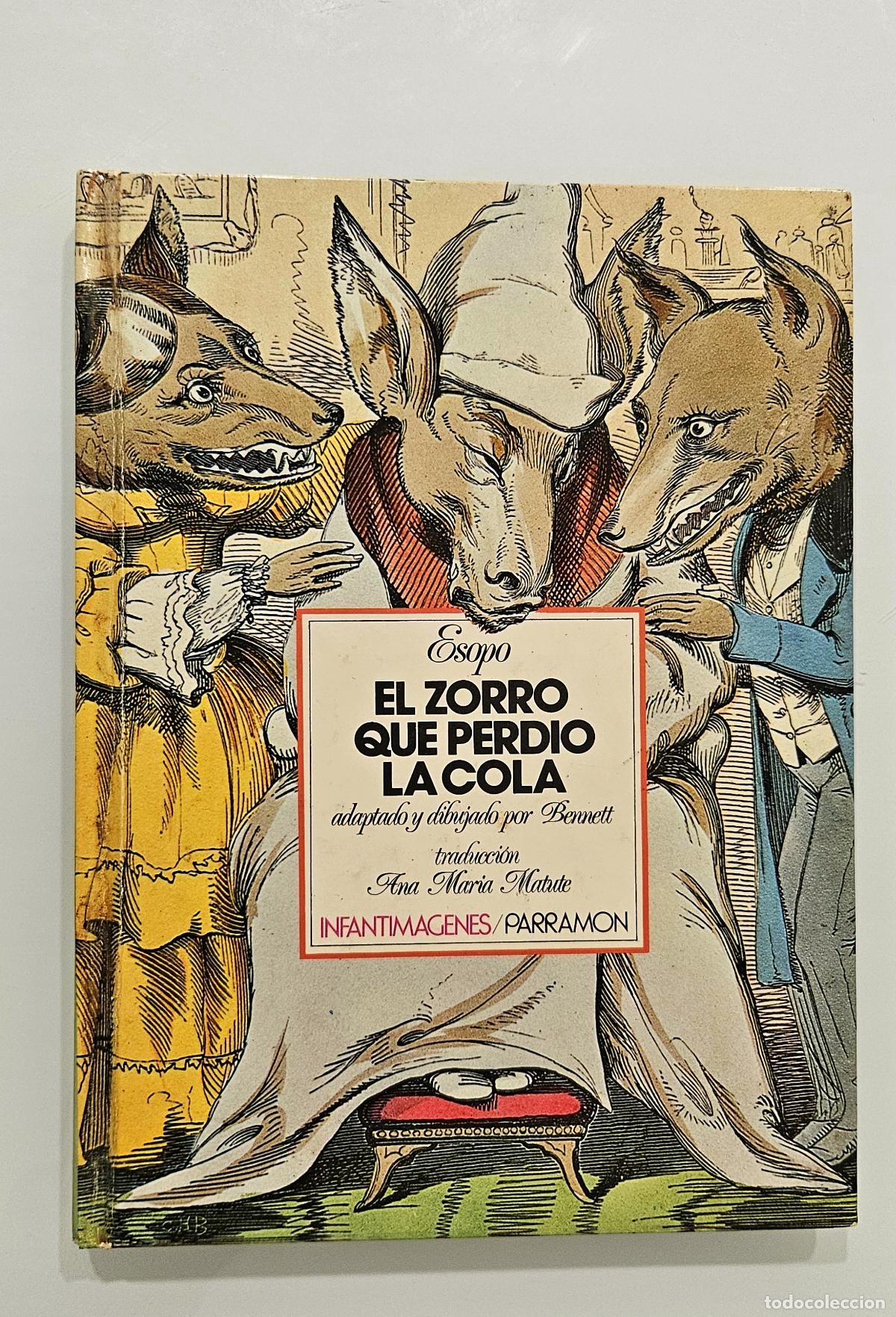Libros de segunda mano: El zorro que perdio la cola de Esopo / Parram&oacute;n Ediciones, 1979 - Foto 2
