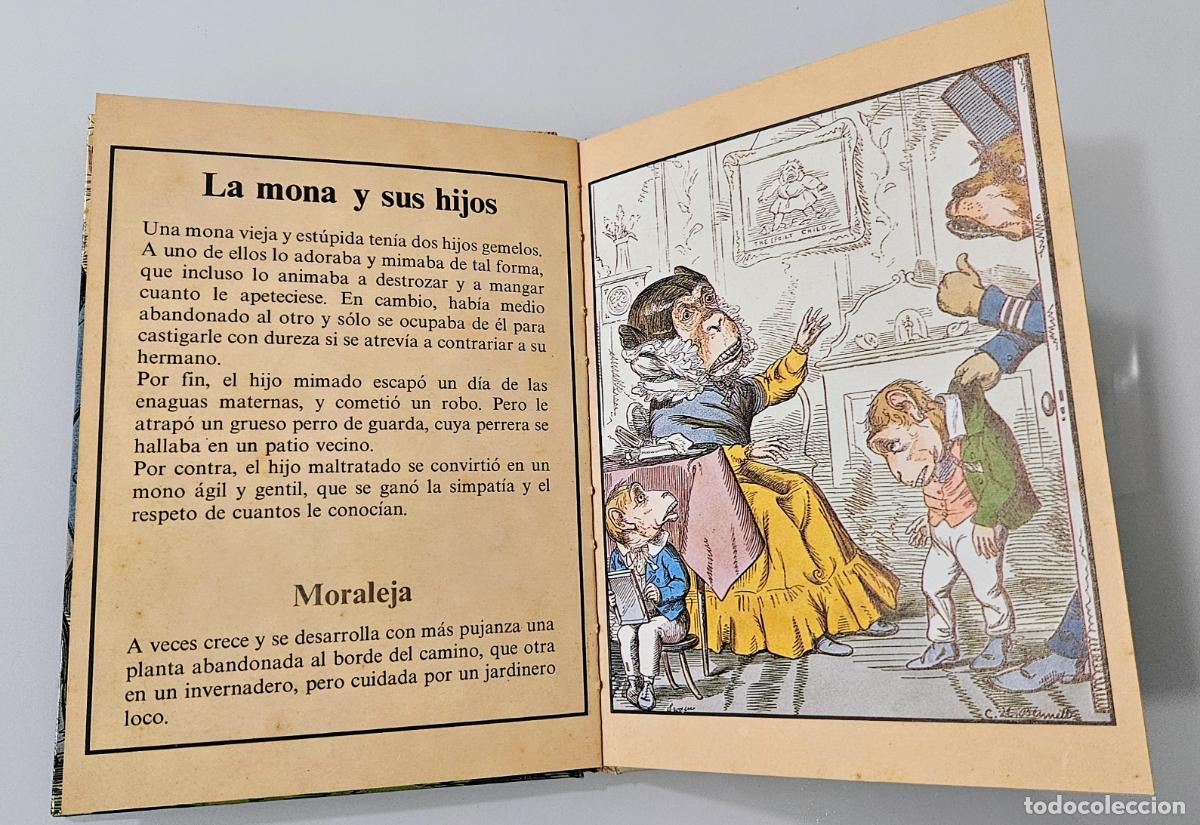 Libros de segunda mano: El zorro que perdio la cola de Esopo / Parram&oacute;n Ediciones, 1979 - Foto 4