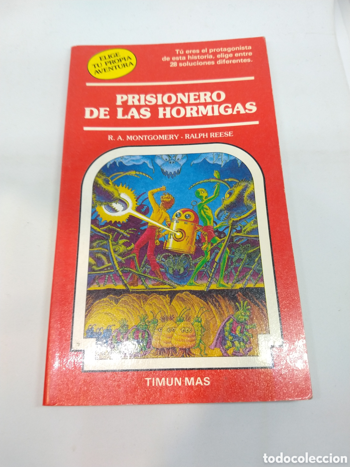Libros de segunda mano: M69 Elige tu propia aventura. Timun Mas. Num 15. Prisionero de las hormigas. Ref 2.