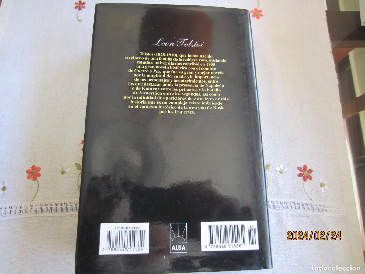 Libros de segunda mano: GUERRA Y PAZ , LEON TOLSTOI - Foto 2