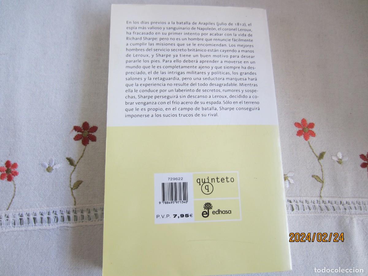 Libros de segunda mano: SHARPE Y LA CAMPA&Ntilde;A DE SALAMANCA , BERNARD CORNWELL - Foto 2
