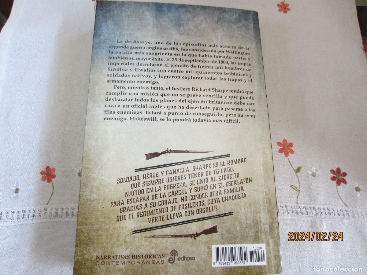Libros de segunda mano: EL TRIUNFO DE SHARPE ( BATALLA DE ASSAYE 1803 ) , BERNARD CORNWELL - Foto 2