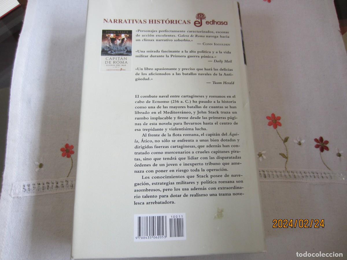 Libros de segunda mano: CAPITAN DE ROMA ( DUE&Ntilde;OS DEL MAR II ) , JOHN STACK - Foto 2