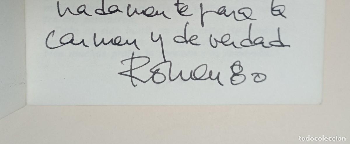 Libros de segunda mano: El libro rojo del cole. Dedicatoria con dibujo de Carlos Romeu. - Foto 2