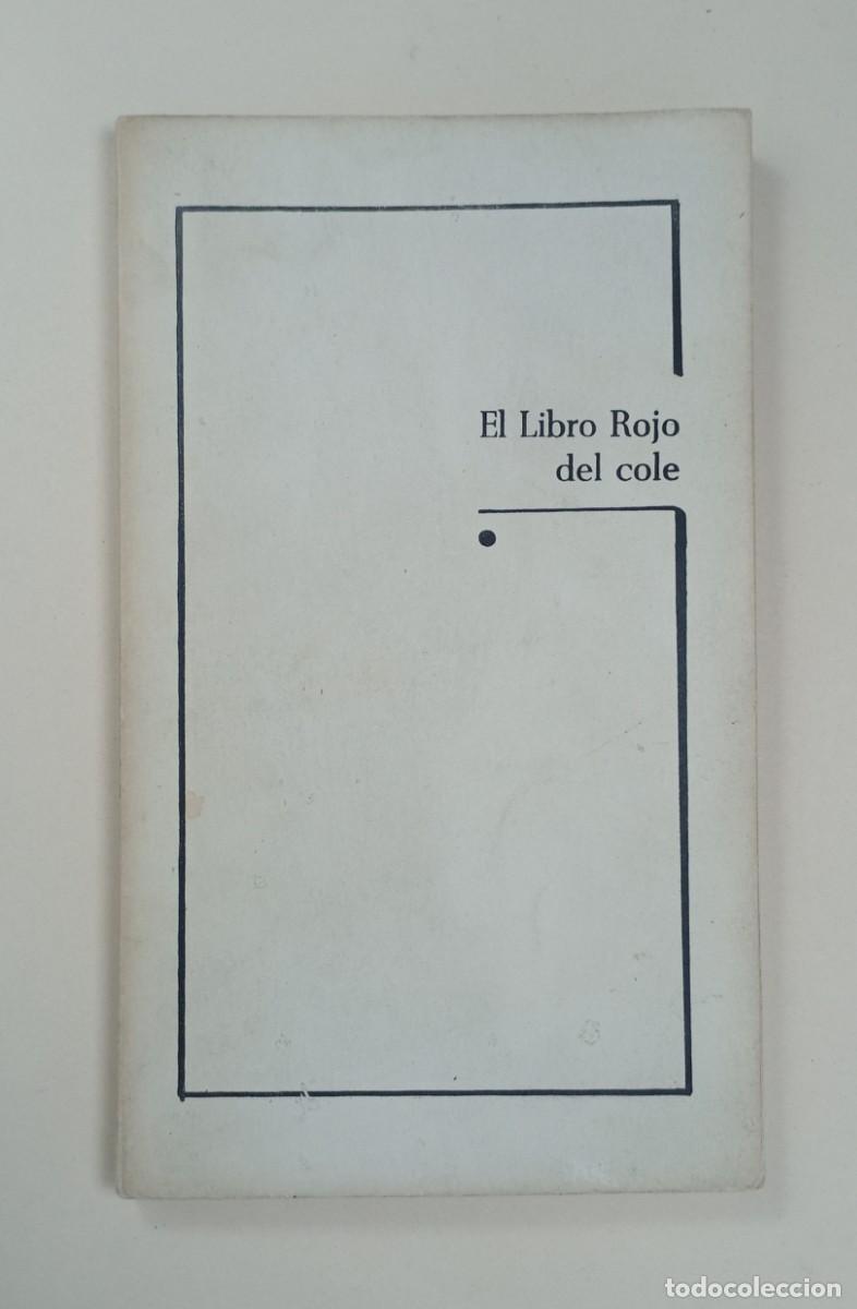Libros de segunda mano: El libro rojo del cole. Dedicatoria con dibujo de Carlos Romeu. - Foto 3
