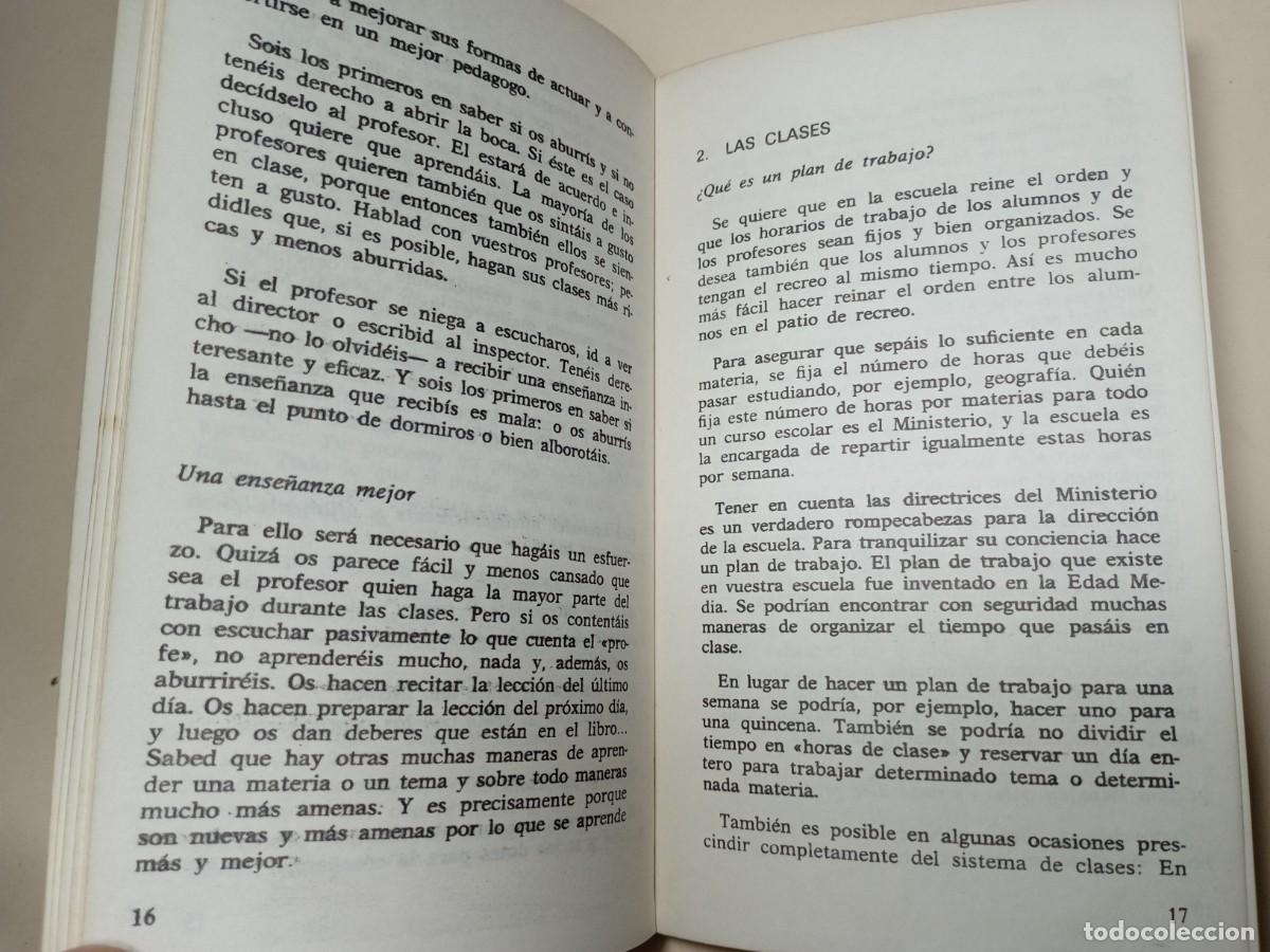 Libros de segunda mano: El libro rojo del cole. Dedicatoria con dibujo de Carlos Romeu. - Foto 4