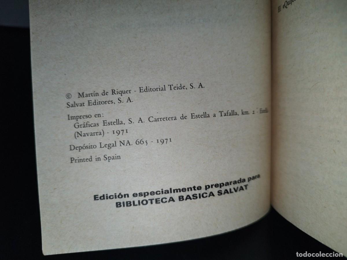Libros de segunda mano: 86- APROXIMACI&Oacute;N AL QUIJOTE - MART&Iacute;N DE RIQUER - Foto 4