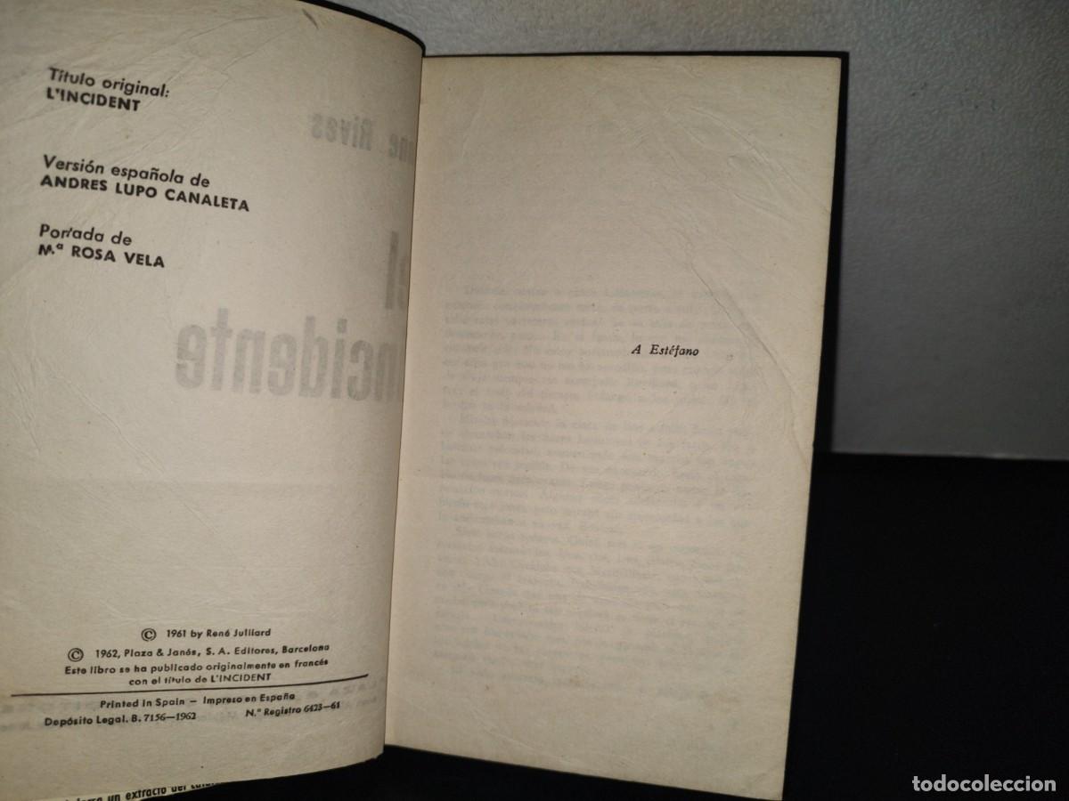 Libros de segunda mano: 86- EL INCIDENTE - ANNE RIVES - 1962 - Foto 6