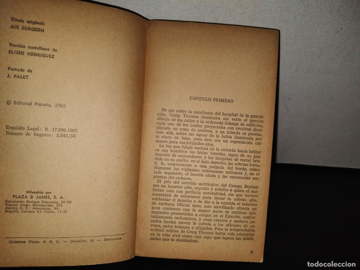 Libros de segunda mano: 86- CIRUJANO DEL AIRE - FRANK G. SLAUGHTER - 1965 - Foto 5