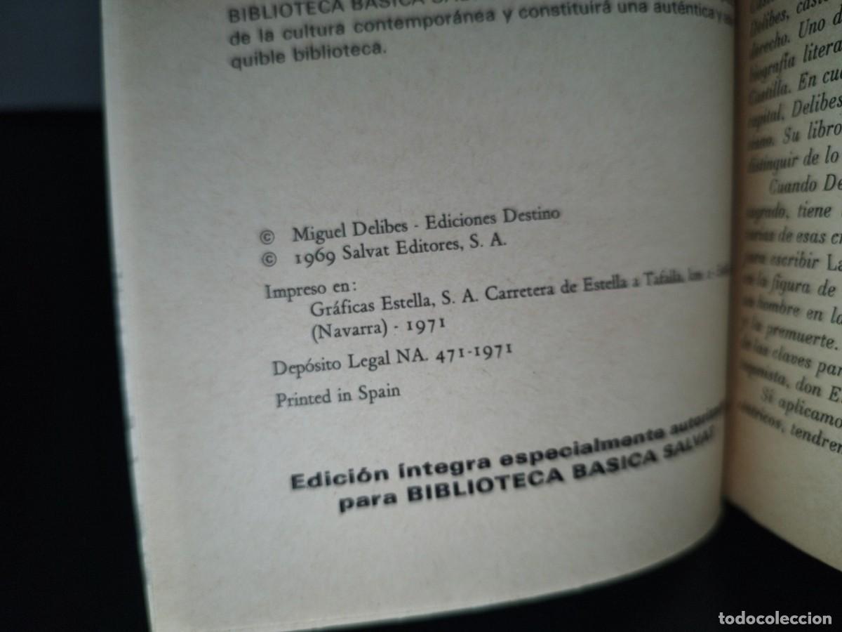 Libros de segunda mano: 86- LA HOJA ROJA - MIGUEL DELIBES - Foto 4
