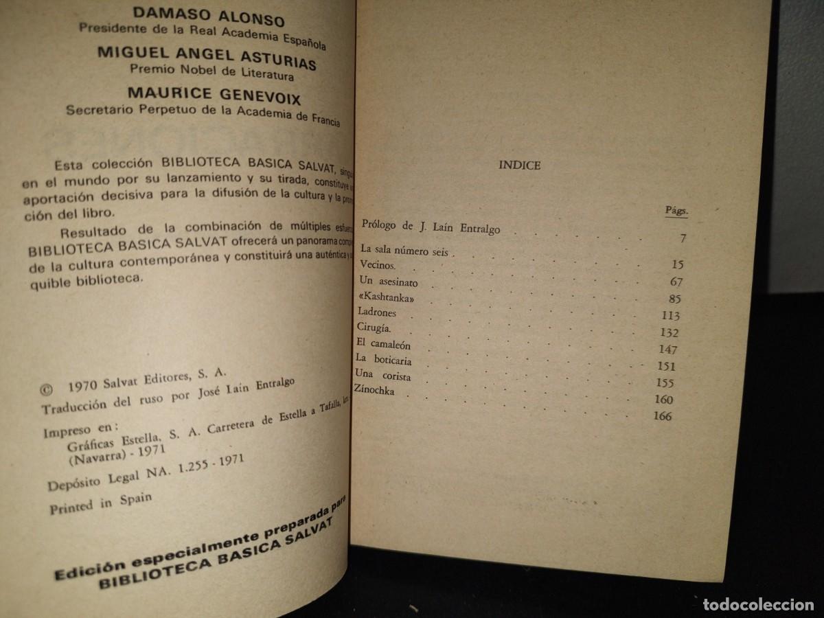 Libros de segunda mano: 86- NARRACIONES - ANTON P. CHEJOV - Foto 4