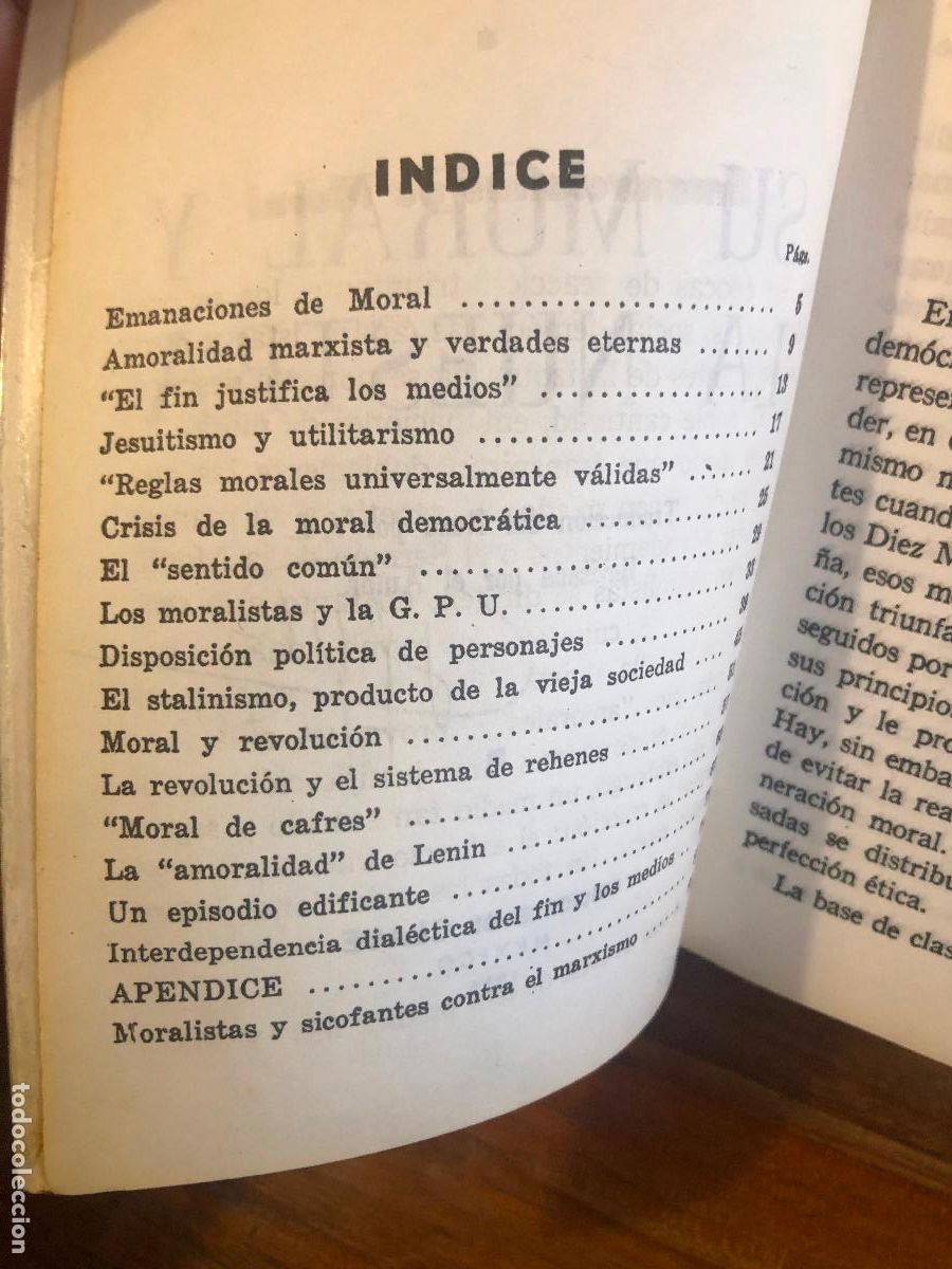 Libros de segunda mano: SU MORAL Y LA NUESTRA (Le&oacute;n Trotsky) - Ediciones Clave, M&eacute;xico, 1939 - Foto 4