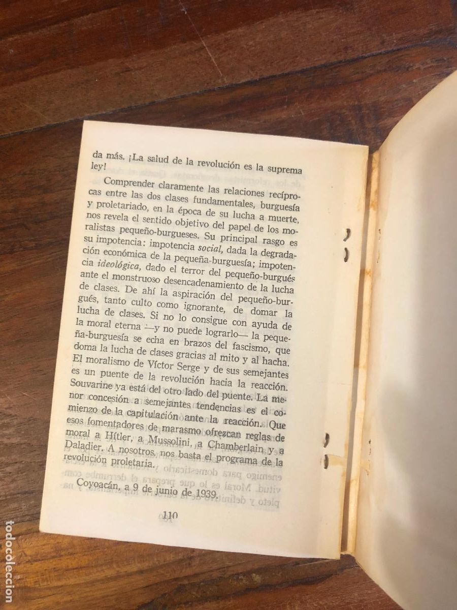 Libros de segunda mano: SU MORAL Y LA NUESTRA (Le&oacute;n Trotsky) - Ediciones Clave, M&eacute;xico, 1939 - Foto 6