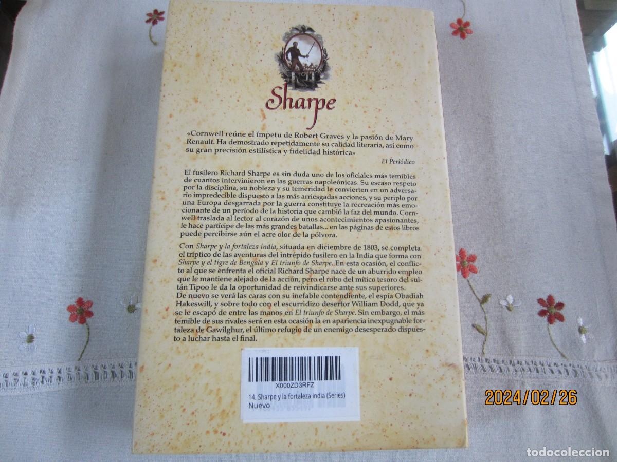 Libros de segunda mano: SHARPE Y LA FORTALEZA INDIA , BERNARD CORNWELL - Foto 2