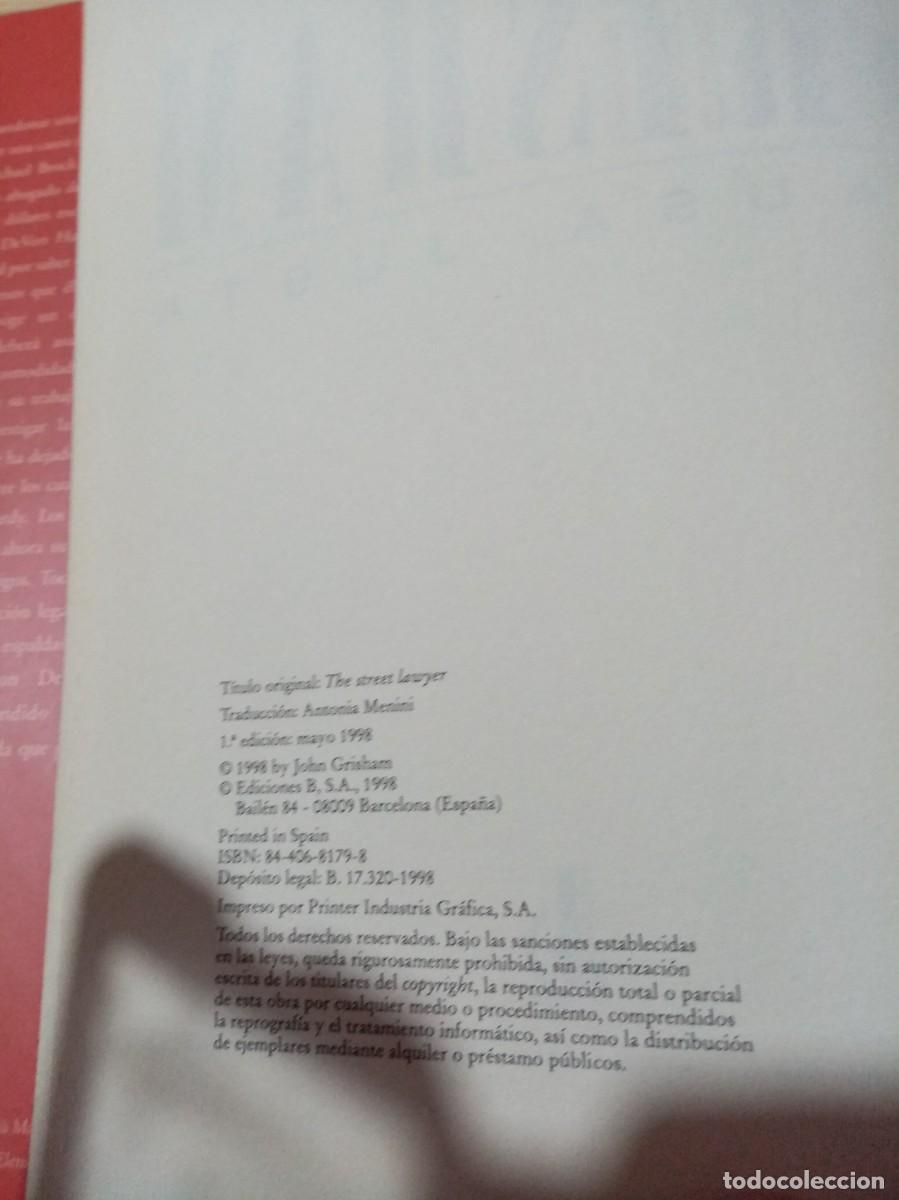 Libros de segunda mano: CAUSA JUSTA. JOHN GRISHAM. PRIMERA EDICION 1998. EST26B2 - Foto 2