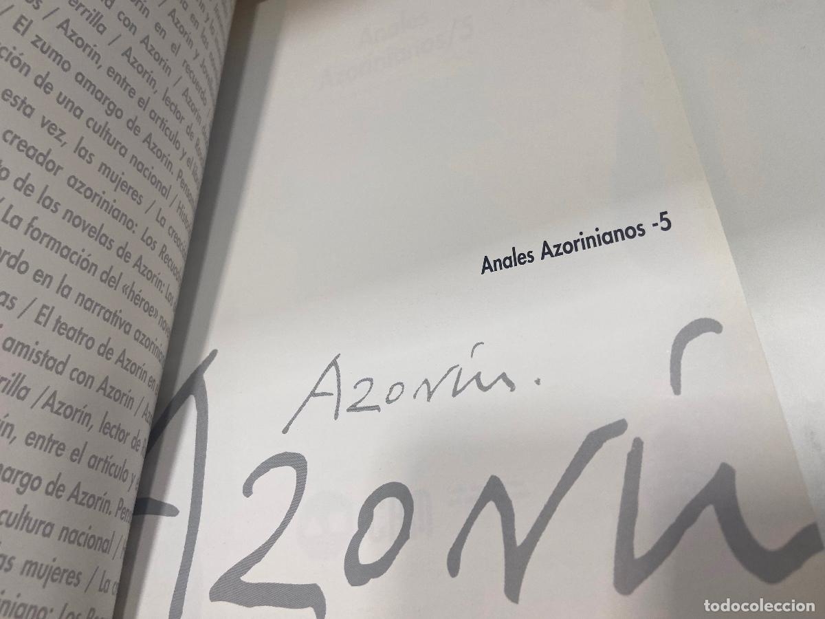 Libros de segunda mano: Anales azorinianos 5 / Caja de Ahorros del Mediterraneo / - Foto 2
