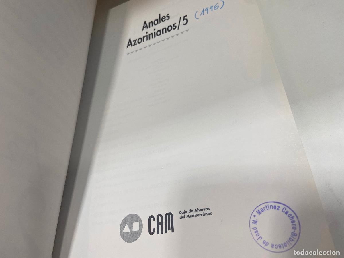 Libros de segunda mano: Anales azorinianos 5 / Caja de Ahorros del Mediterraneo / - Foto 3