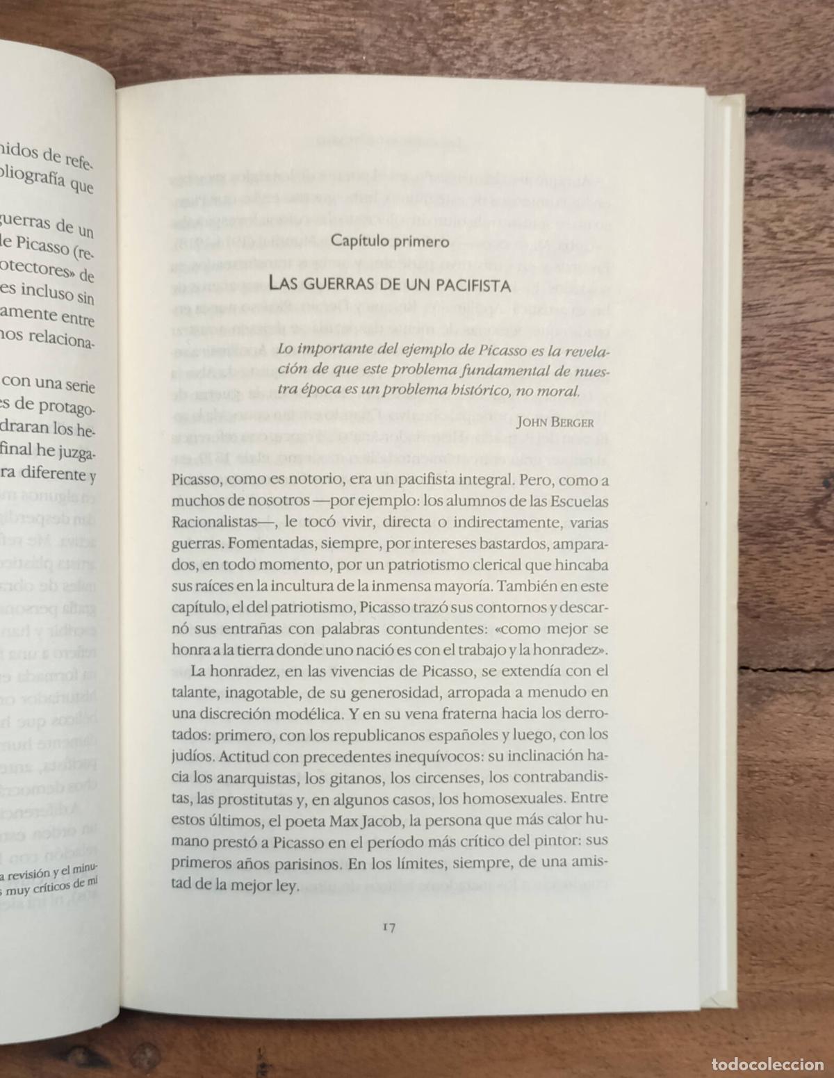 Libros de segunda mano: LAS GUERRAS DE PICASSO. PONS PRADES, Eduardo. Belacqua. 2007. - Foto 3