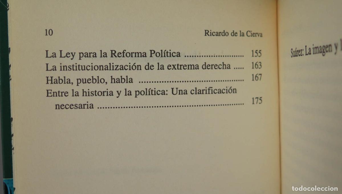 Libros de segunda mano: Adolfo Su&aacute;rez. Ricardo de la Cierva - Foto 3
