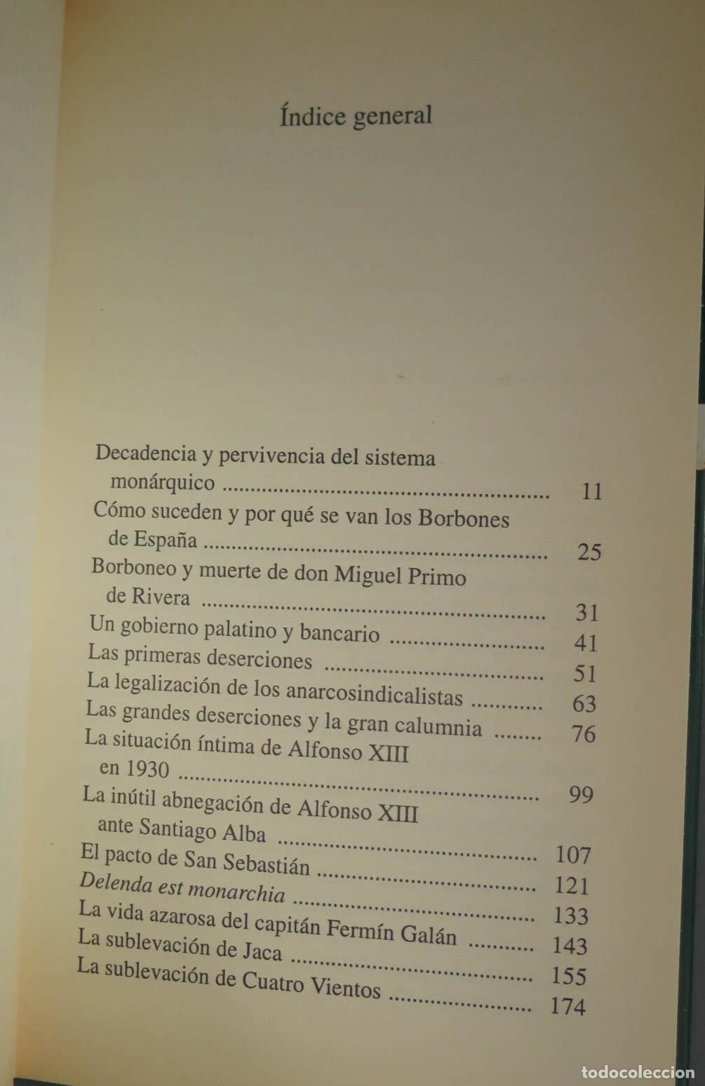 Libros de segunda mano: Acoso y derribo de Alfonso XIII. Ricardo de la Cierva - Foto 2