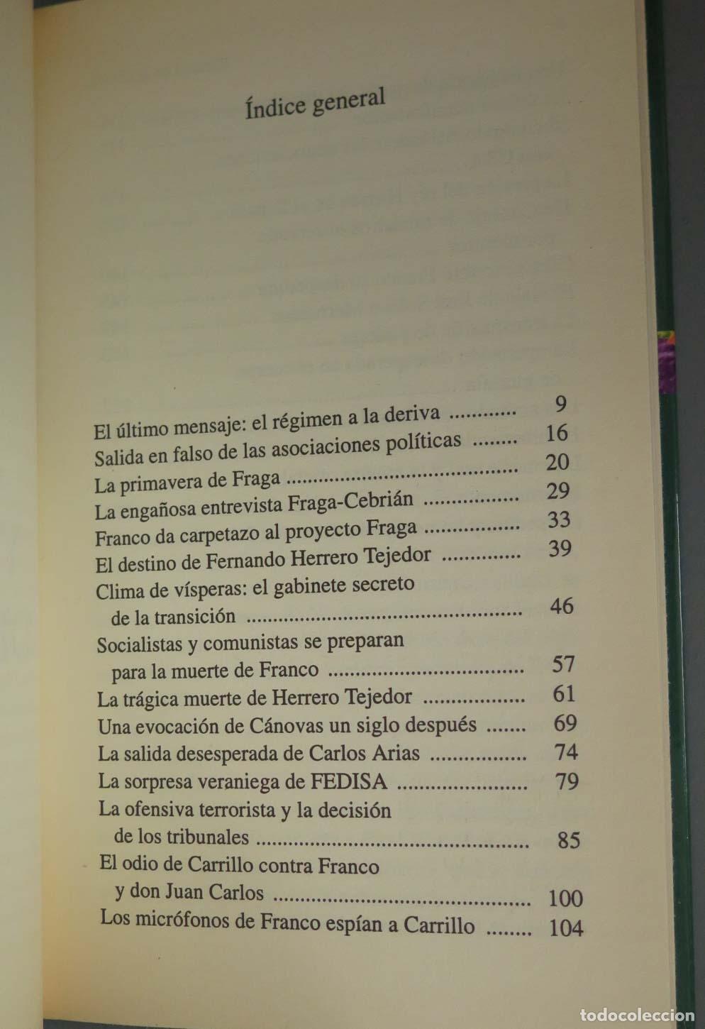 Libros de segunda mano: Agon&iacute;a y muerte de Franco. Ricardo de la Cierva - Foto 2