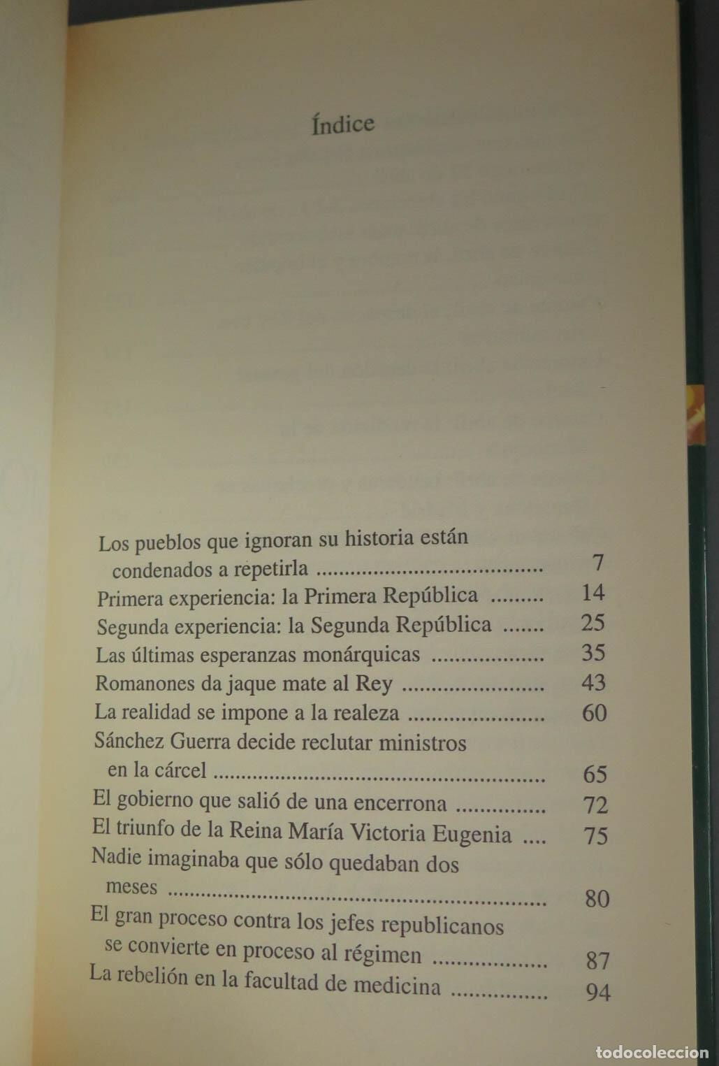 Libros de segunda mano: Monarqu&iacute;a y Rep&uacute;blica. Ricardo de la Cierva - Foto 2