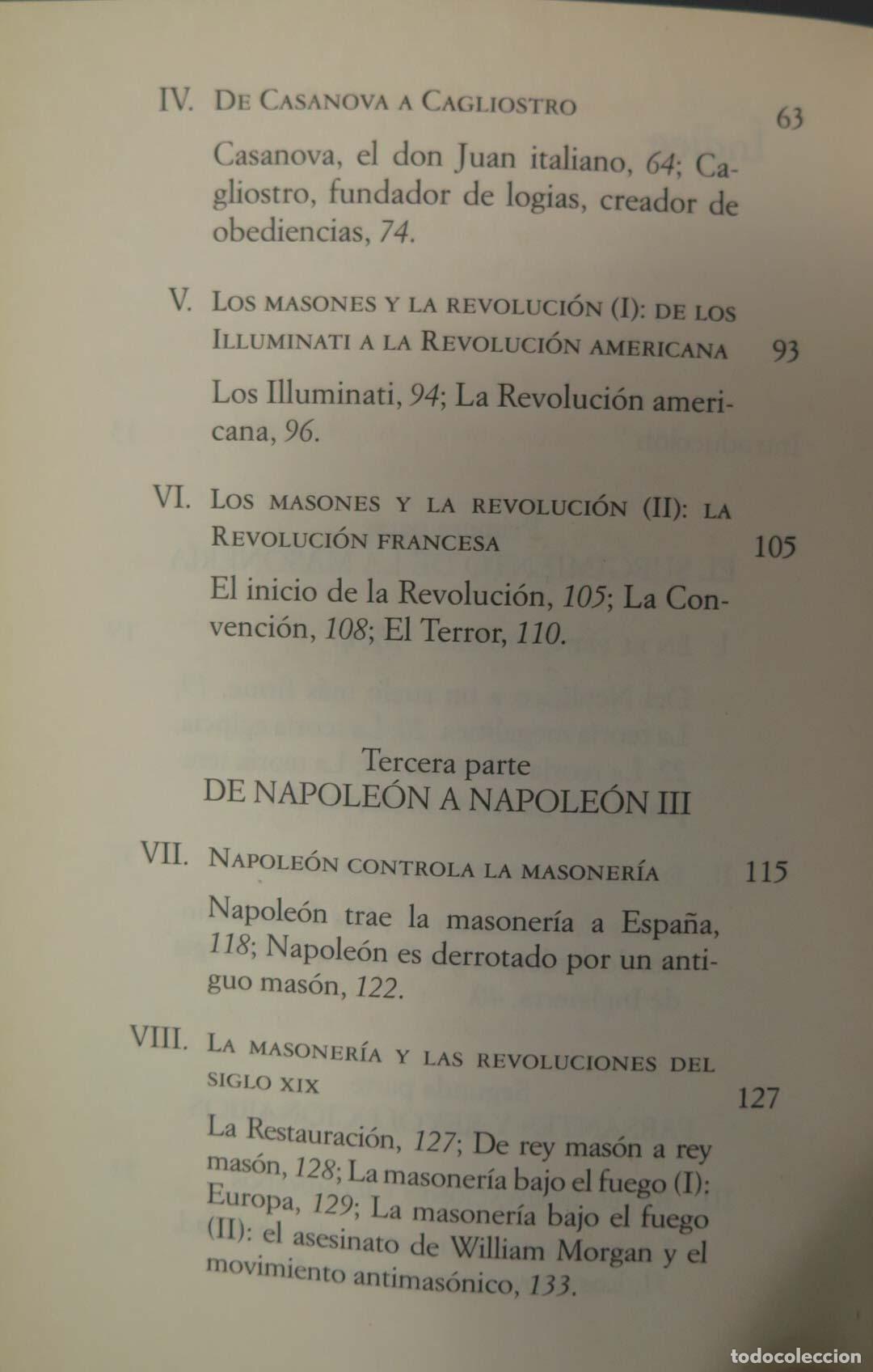 Libros de segunda mano: Los masones. C&eacute;sar Vidal - Foto 3
