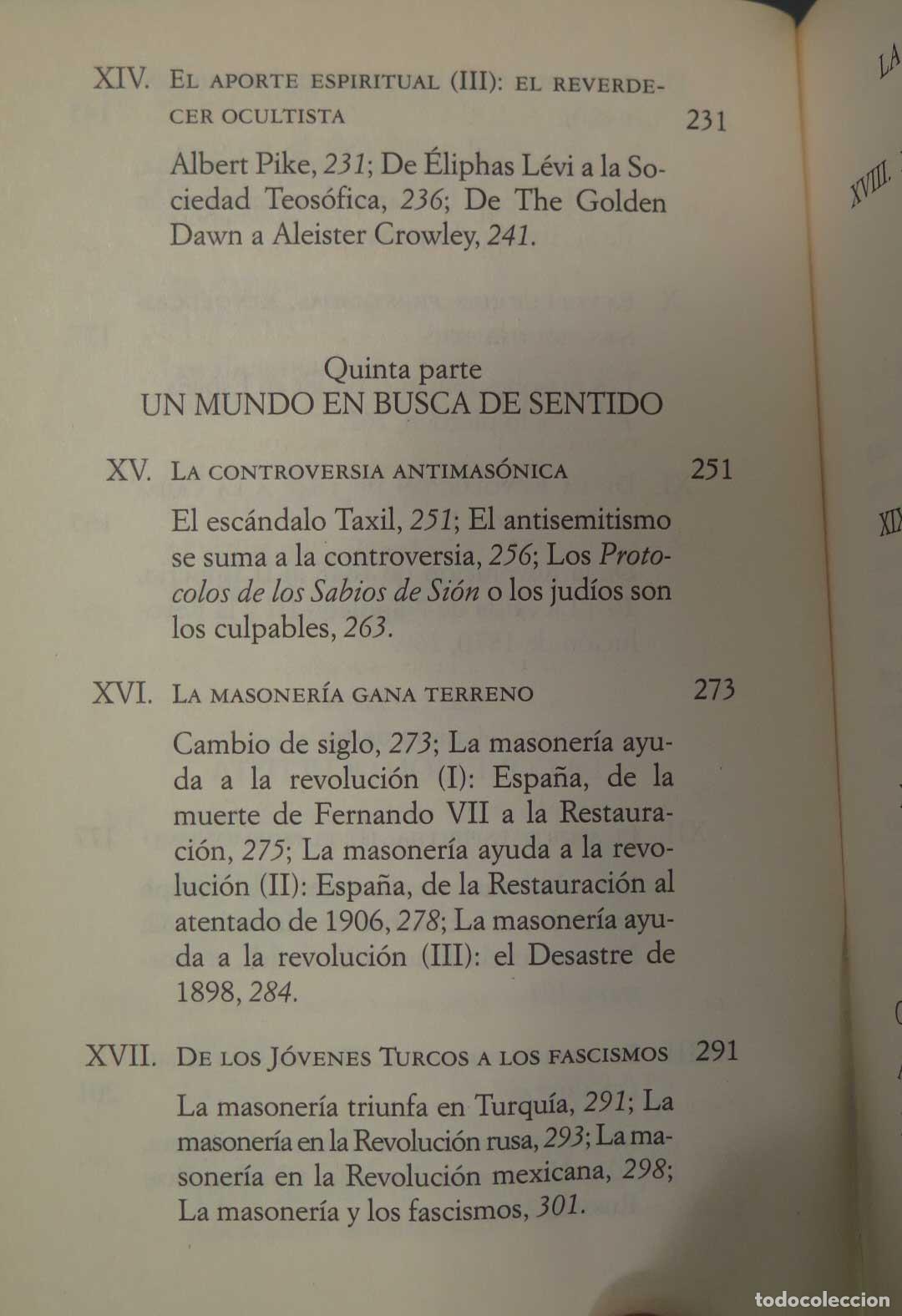 Libros de segunda mano: Los masones. C&eacute;sar Vidal - Foto 5