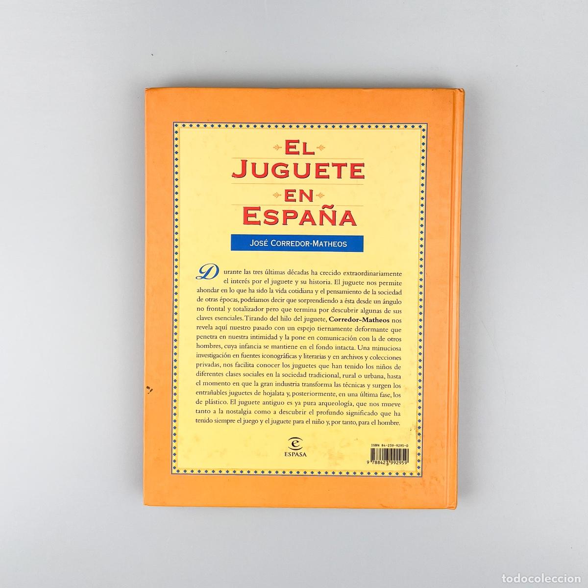 Libros de segunda mano: El Juguete en Espa&ntilde;a, Jos&eacute; Corredor-Matheos - Foto 2