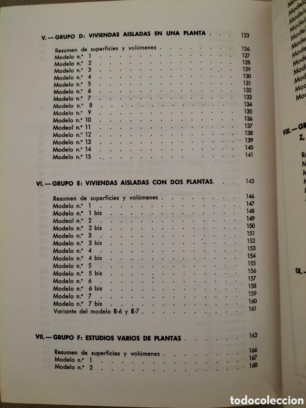 Libros de segunda mano: 164 modelos de planos de plantas. Anselmo Rodr&iacute;guez. Ediciones ceac, 1971. Libro - Foto 11