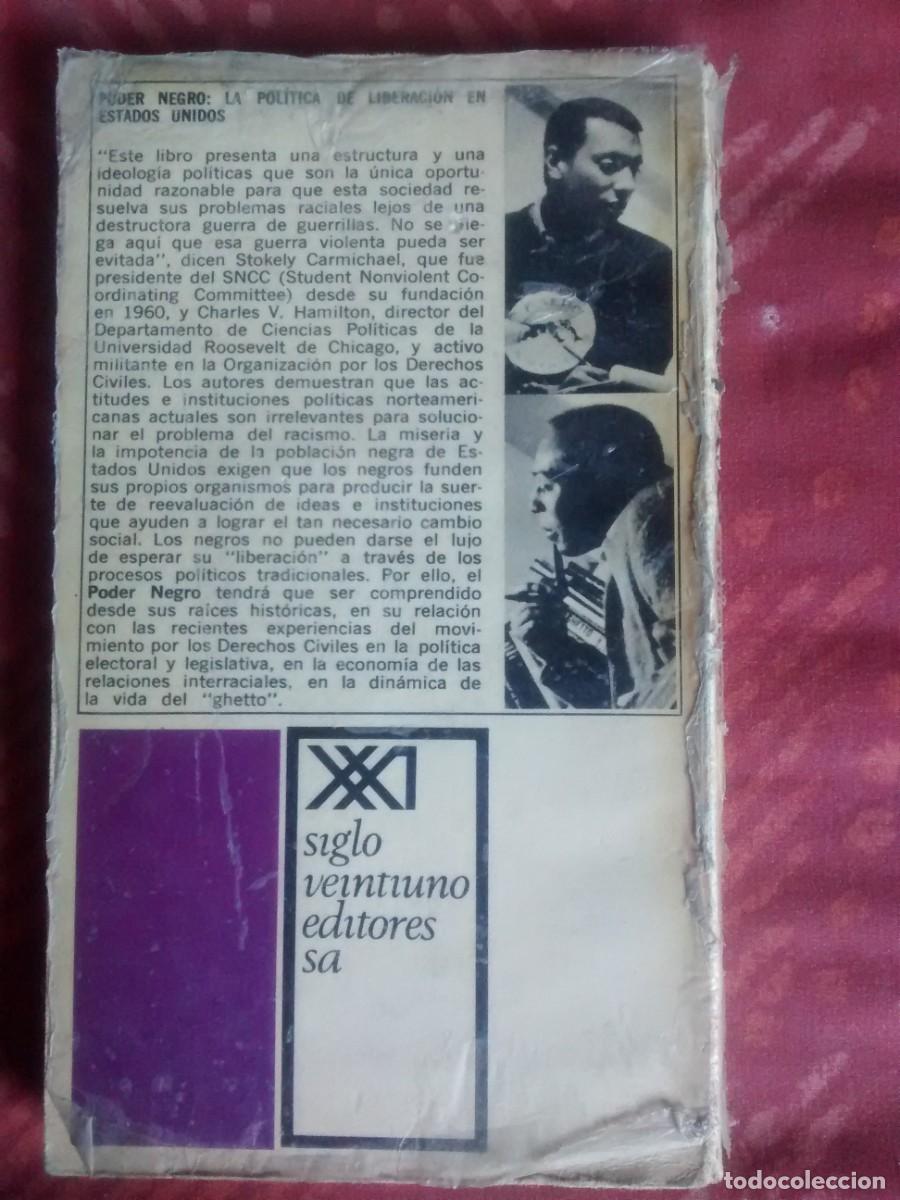 Libros de segunda mano: Poder negro - Foto 3