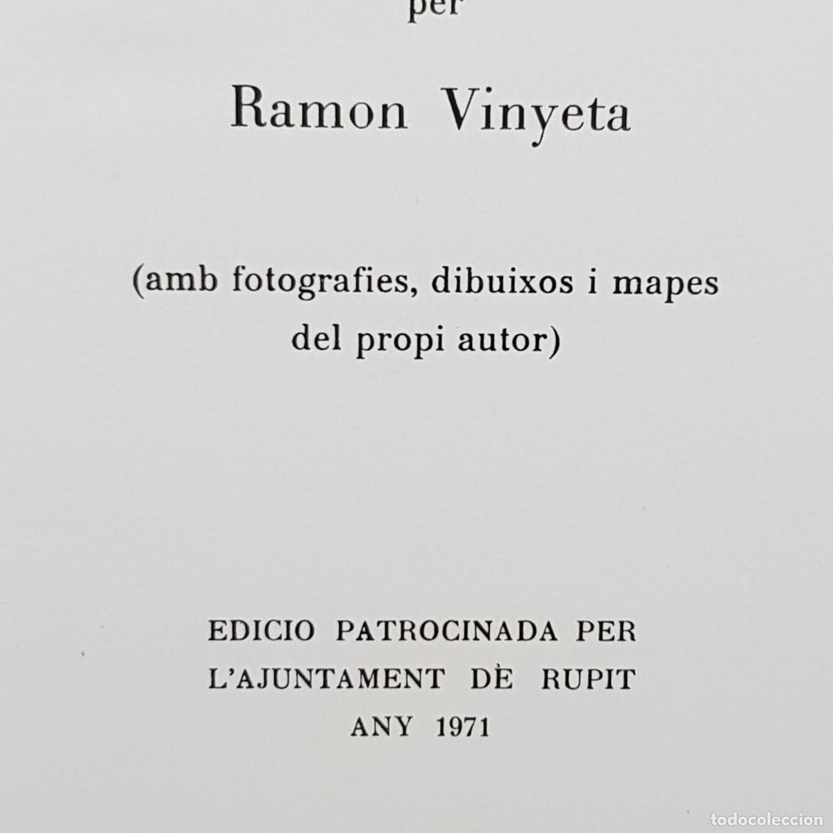 Libros de segunda mano: RUPIT - GUIA TURISTICA - PER RAMON VINYETA - 1971 / 129 - Foto 3