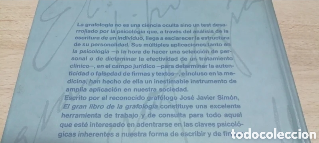 Libros de segunda mano: El Gran Libro de la Grafologia. Jos&eacute; Javier Sim&oacute;n. - Foto 2