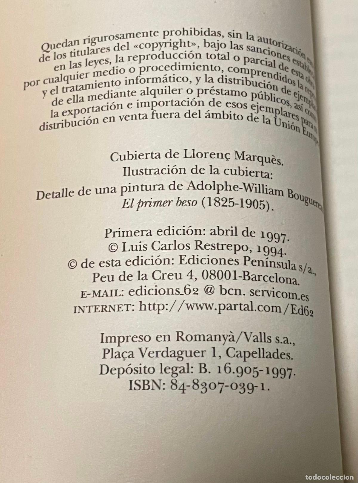 Libros de segunda mano: EL DERECHO A LA TERNURA Luis Carlos Restrepo - Foto 3