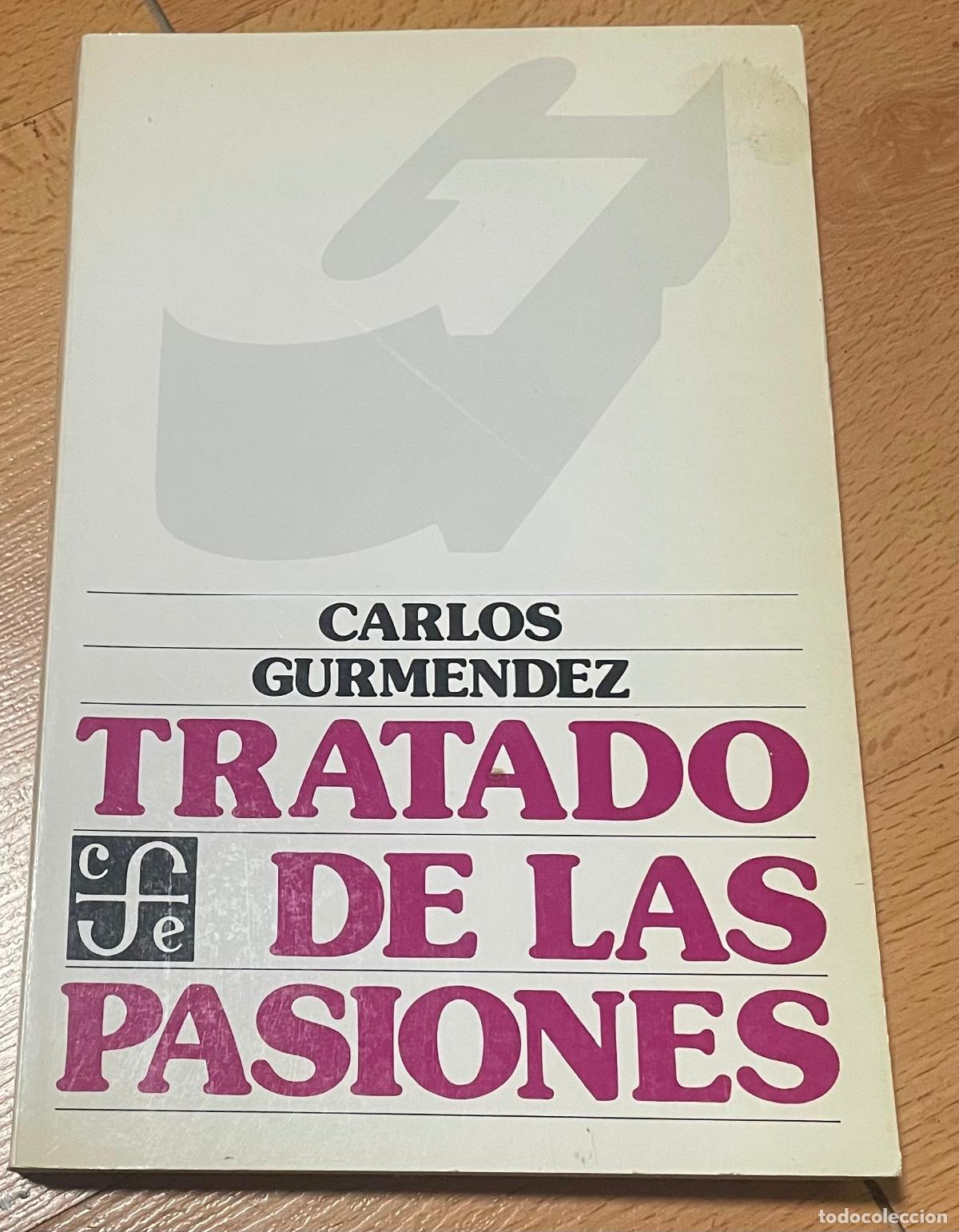 Libros de segunda mano: TRATAADO DE LAS PASIONES, Carlos Gurmendez - Foto 1