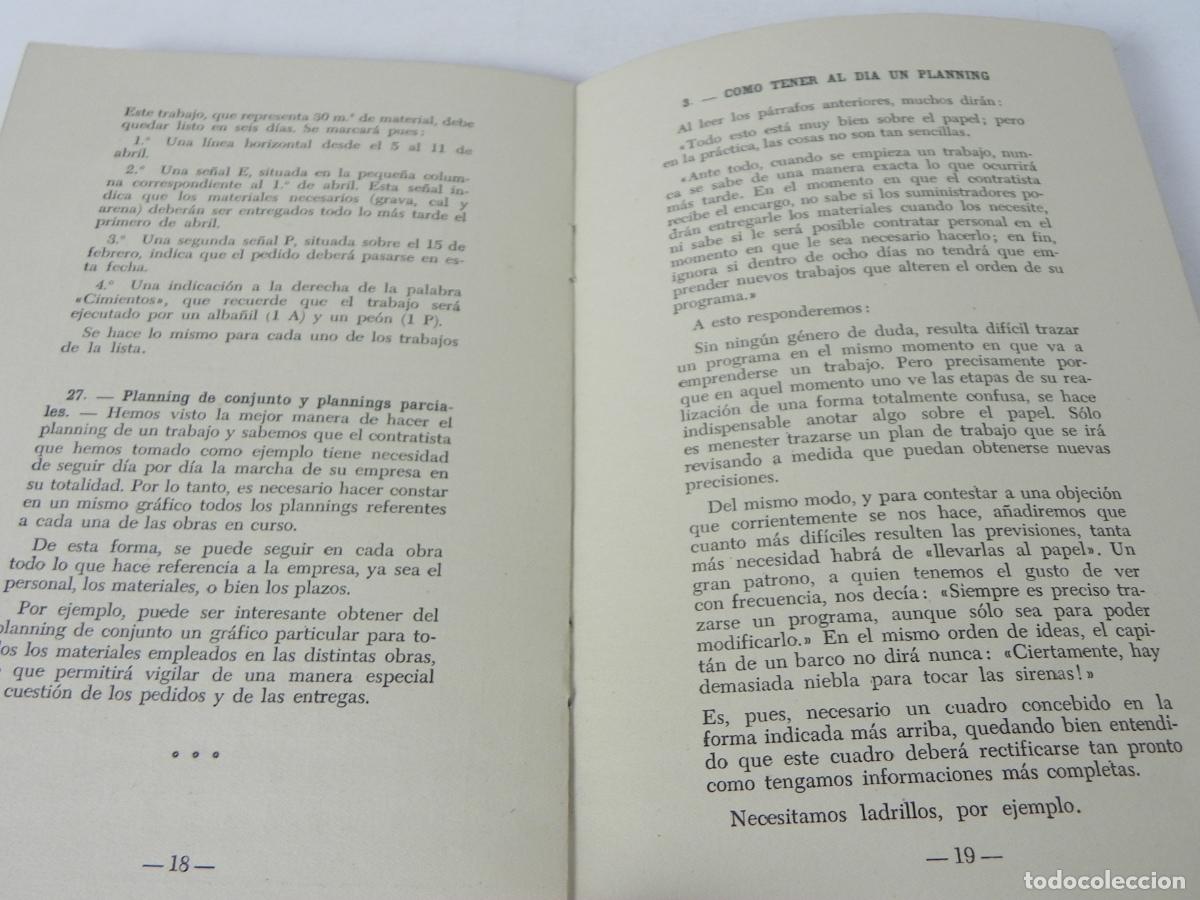 Libros de segunda mano: DE LA NECESIDAD DEL PLANNING (ROBERT SATET) ED. DIRC. Y PRODUCTIVIDAD-1955 - Foto 6