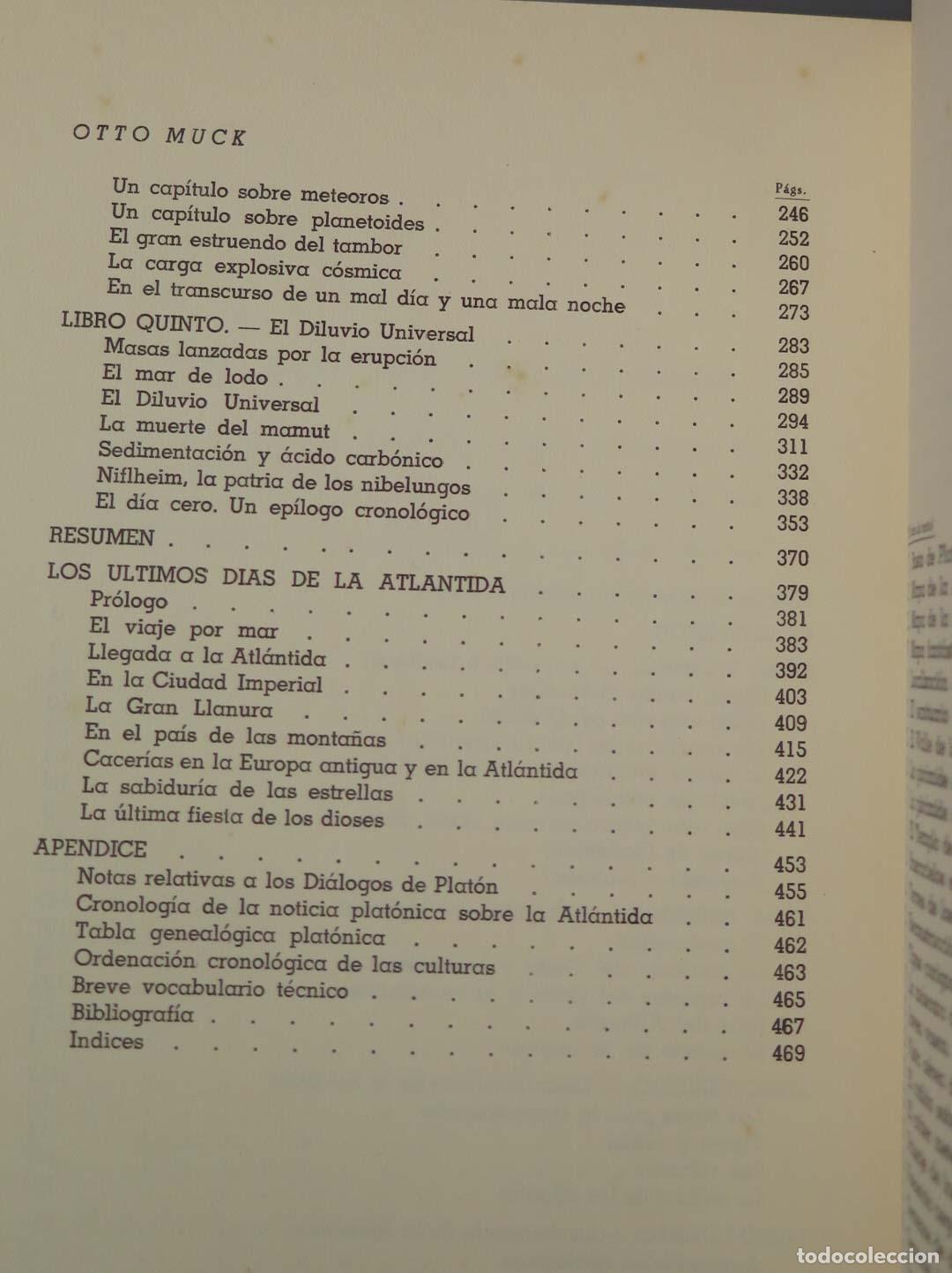 Libros de segunda mano: El mundo antes del diluvio. Muck - Foto 3