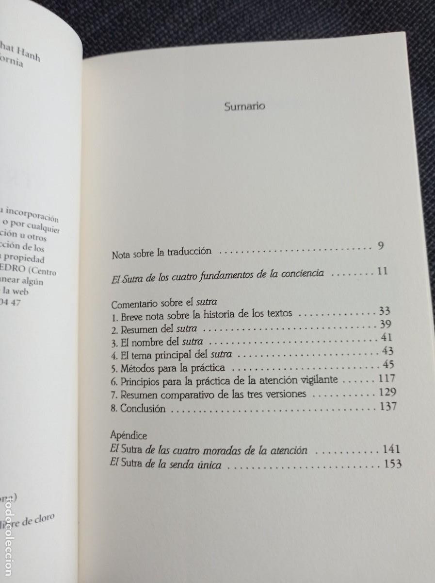 Libros de segunda mano: Libro Transformaci&oacute;n y sanaci&oacute;n. Thich Nhat Hanh. Oniro 2013. - Foto 6