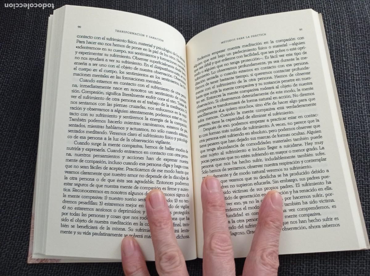 Libros de segunda mano: Libro Transformaci&oacute;n y sanaci&oacute;n. Thich Nhat Hanh. Oniro 2013. - Foto 8