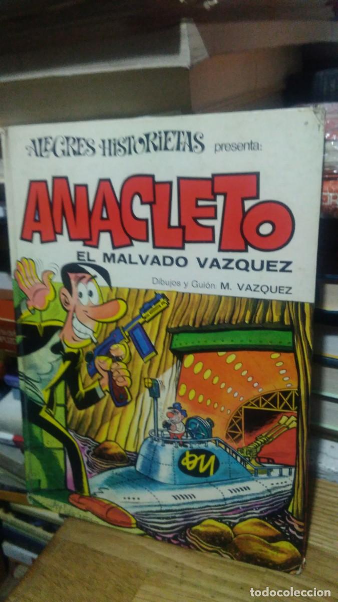 Libros de segunda mano: ANACLETO, ALEGRES HISTORIETAS, M. VAZQUEZ, ED. EB - Foto 1