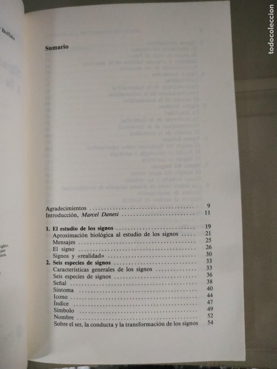 Libros de segunda mano: Signos: una introducci&oacute;n a la semi&oacute;tica - Thomas A. Sebeok. Paid&oacute;s - Foto 4