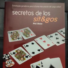 Libros de segunda mano: LIBRO ”SECRETOS DE LOS SIT&GOS” POKER PÓQUER