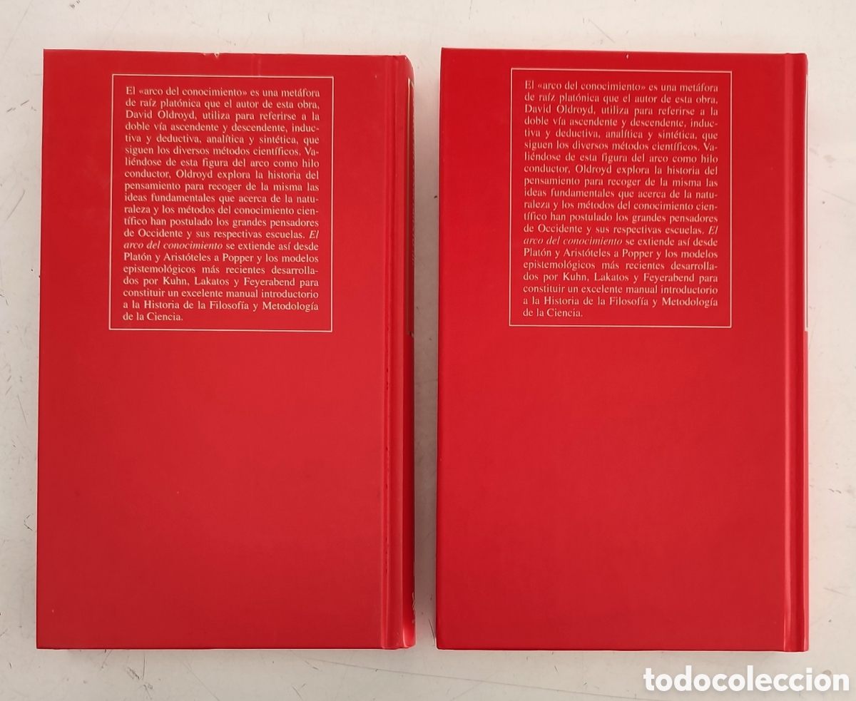 Libros de segunda mano: El arco del conocimiento. David Oldroyd. Tomos 1 y 2. - Foto 3
