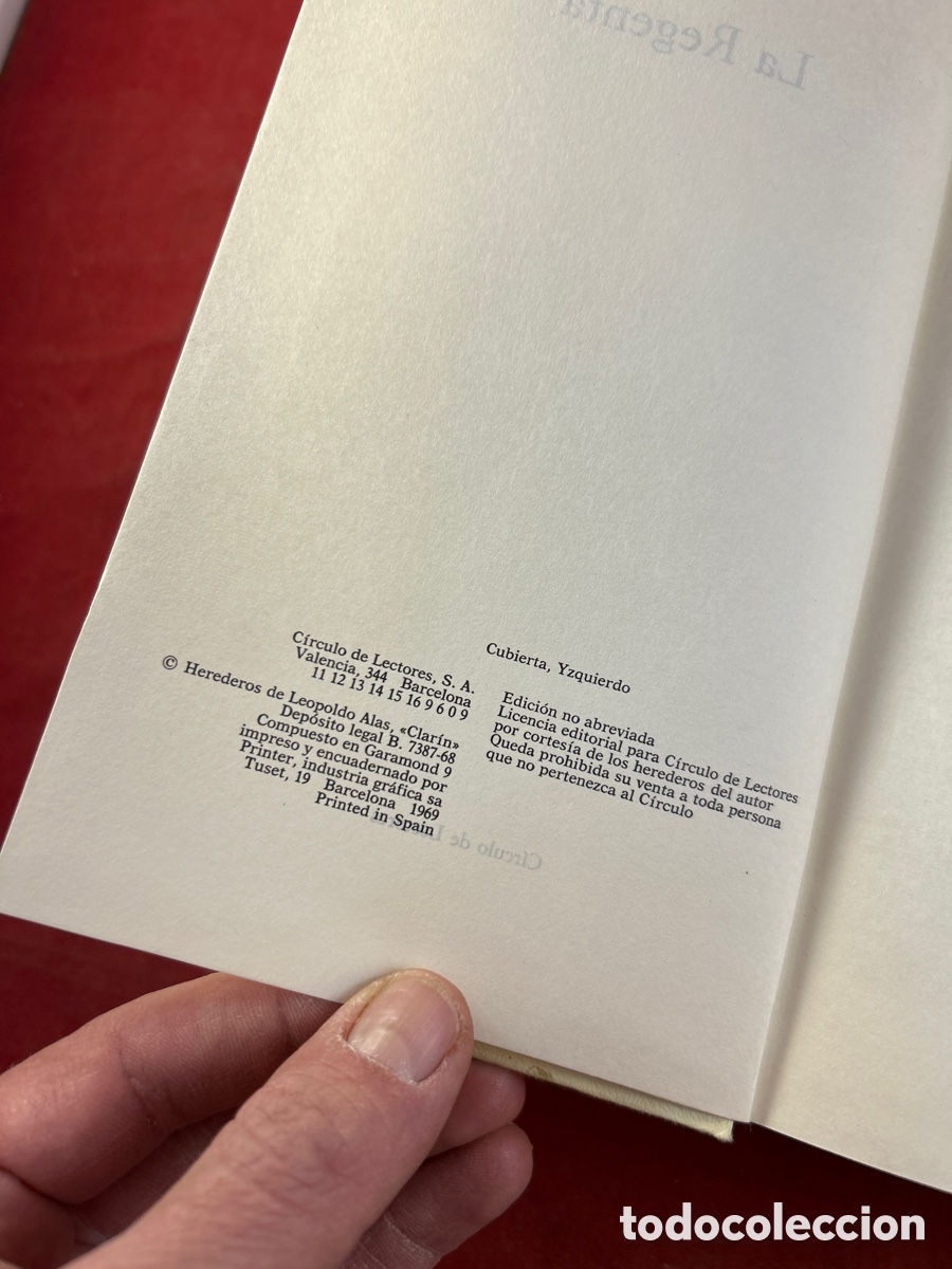 Libros de segunda mano: LEOPOLDO ALAS CLAR&Iacute;N. LA REGENTA - Foto 3