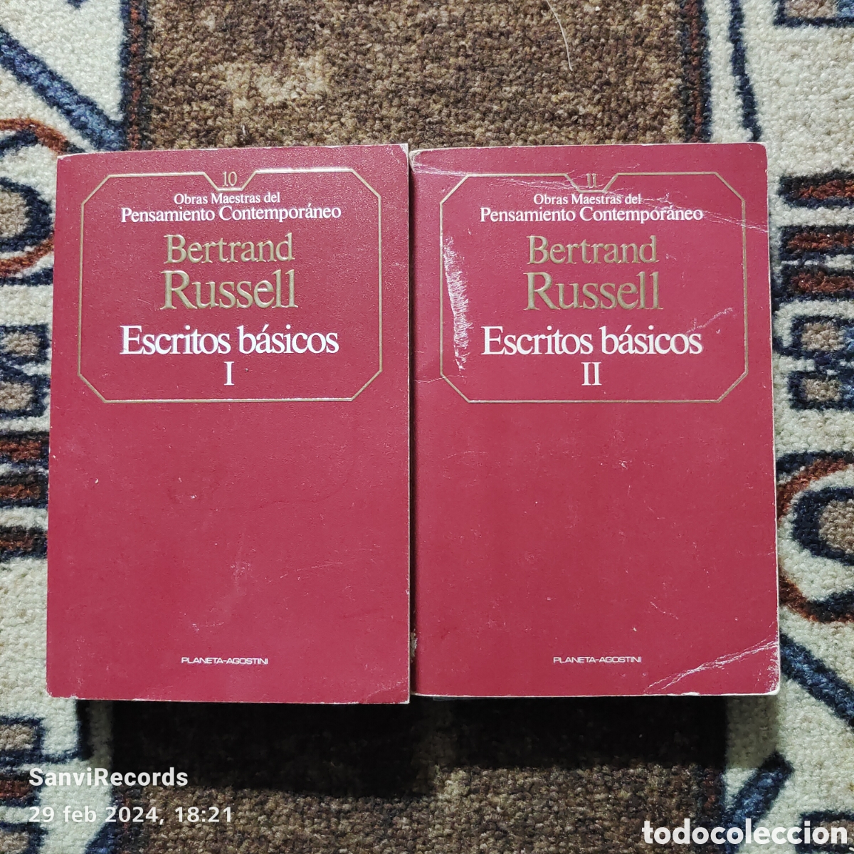 Libros de segunda mano: ESCRITOS B&Aacute;SICOS I Y II (BERTRAND RUSSELL) - Foto 1