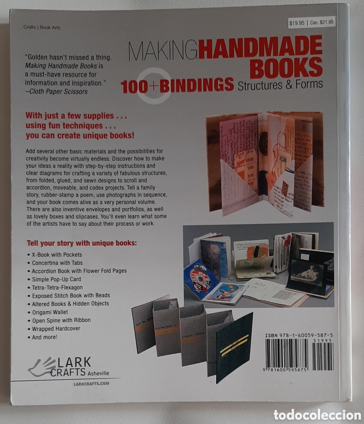 Libros de segunda mano: MAKING HANDMADE BOOKS - Foto 2