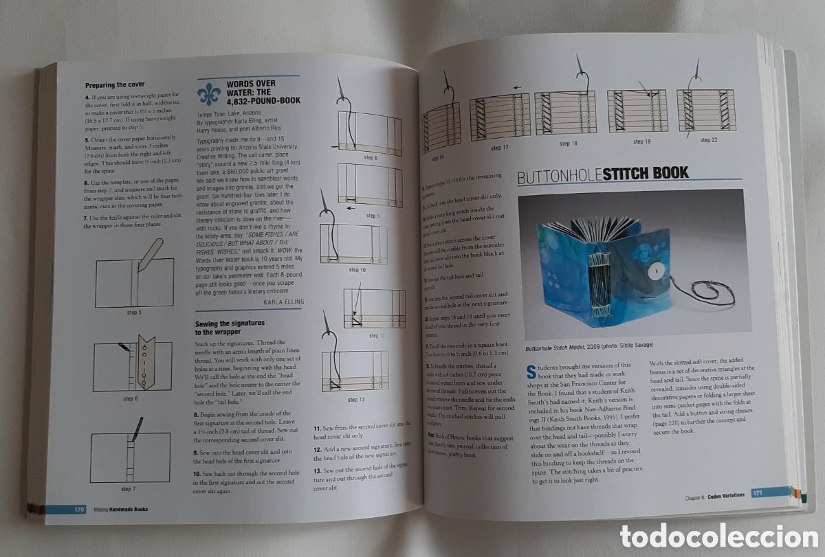 Libros de segunda mano: MAKING HANDMADE BOOKS - Foto 4