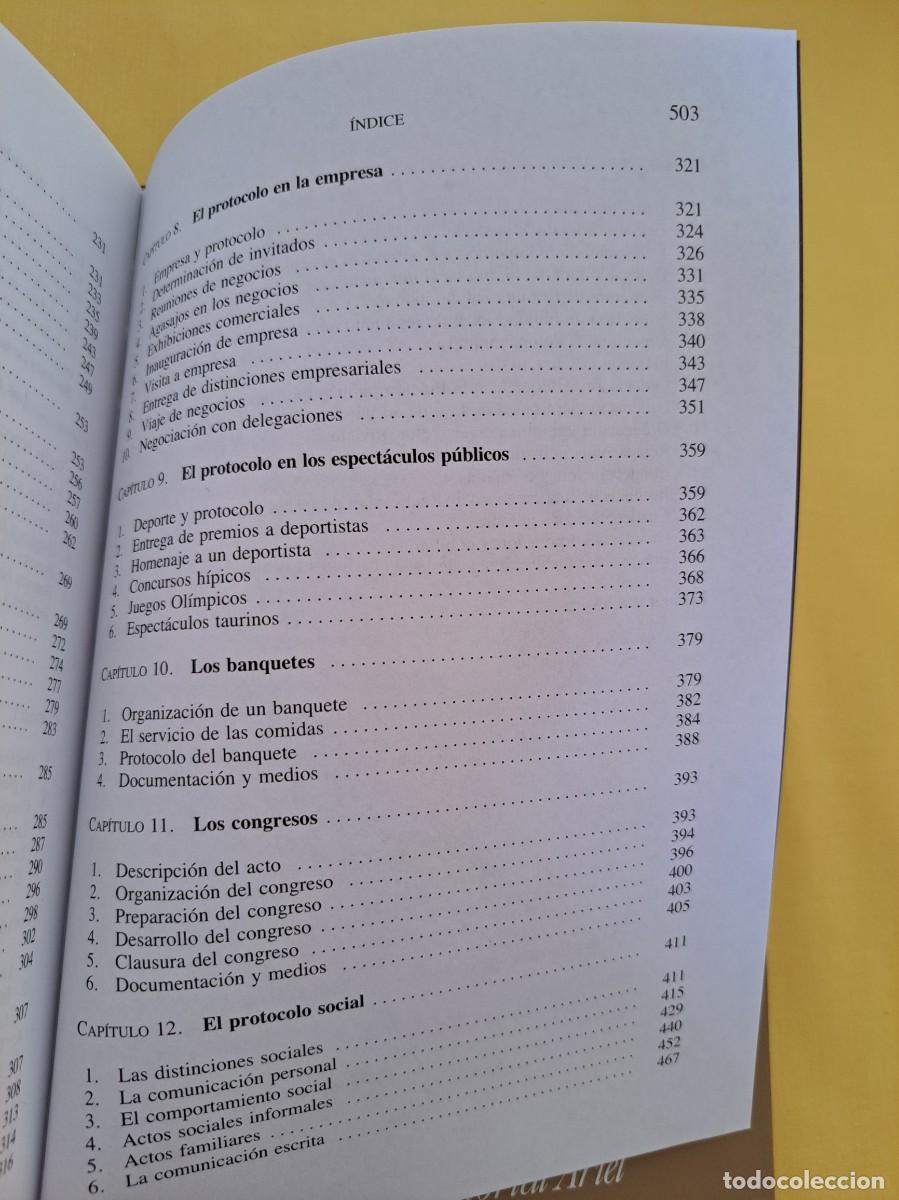 Libros de segunda mano: FRANCISCO LOPEZ-NIETO - MANUAL DE PROTOCOLO - EDICIONES ARIEL 2006 - Foto 8
