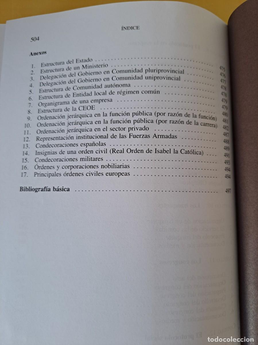 Libros de segunda mano: FRANCISCO LOPEZ-NIETO - MANUAL DE PROTOCOLO - EDICIONES ARIEL 2006 - Foto 9