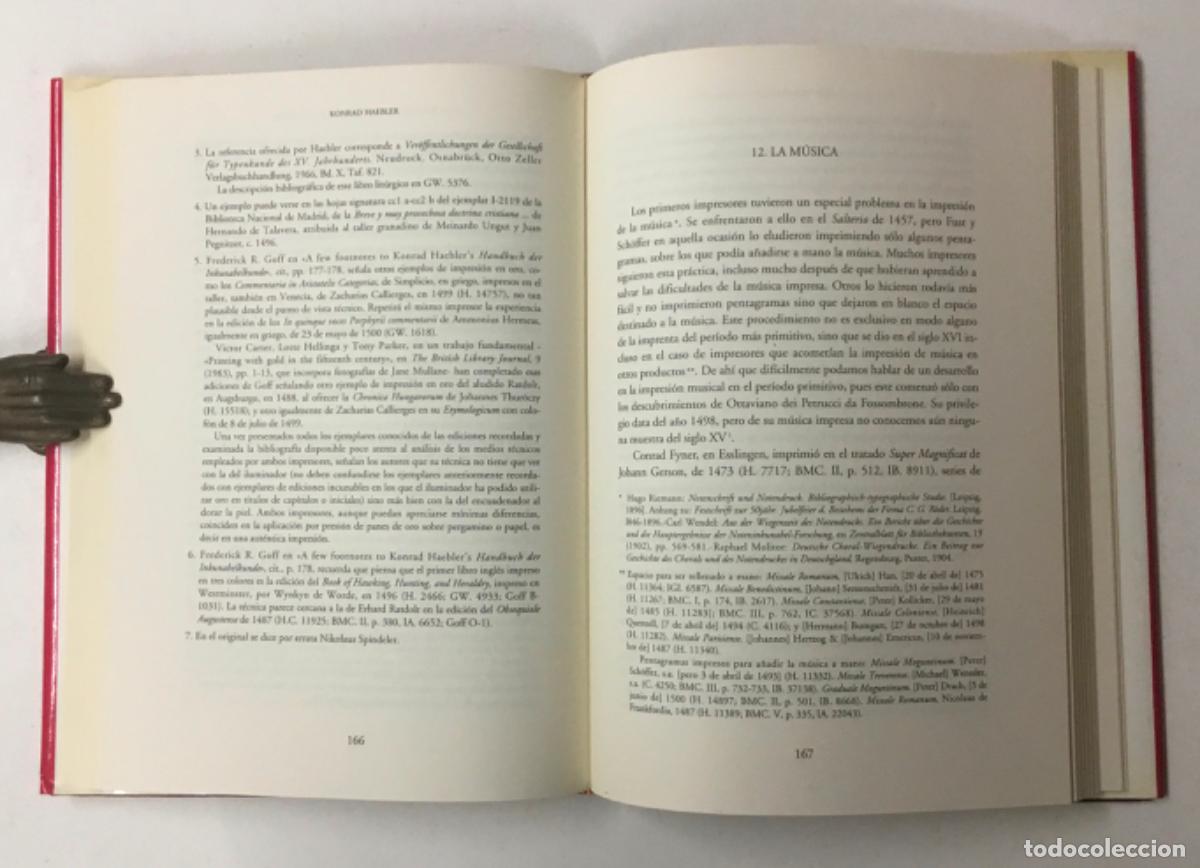 Libros de segunda mano: INTRODUCCI&Oacute;N AL ESTUDIO DE LOS INCUNABLES. HAEBLER, Konrad. - Foto 3